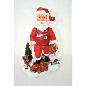 Cleveland Cavaliers Official NBA Santa Clauss xmas resin hand painted 