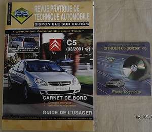 Citroën C5 depuis 03/2001 ess/diesel revue technique automobile + CD 