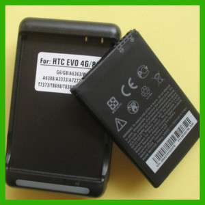 Battery+Charger HTC Salsa G15 C510e c510b BA S580 BH11100 / BG32100 