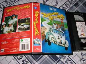 UN MAGGIOLINO TUTTO MATTO  VHS originale W.Disney  