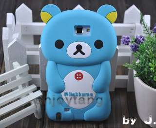   Bear 3D TPU soft silicone case cover for Samsung Galaxy note 