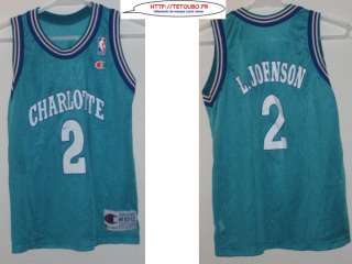   Maillot de basket NBA CHARLOTTE N°2 L. JOHNSON 12 Ans
