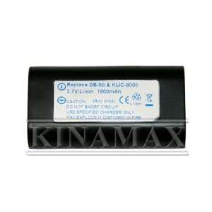 Kinamax BTR KLIC8000 C 1900mAh KLIC 8000 Replacement Battery for Kodak 