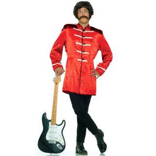 British Explosion (Red) Adult Costume   Includes Jacket. Wig, glasses 