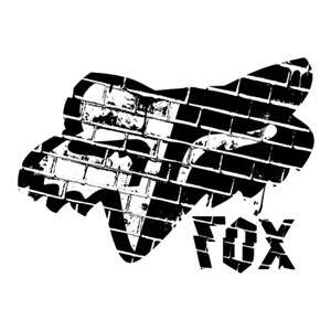 FOX Brick Breaker Sticker 164759100  Stickers  