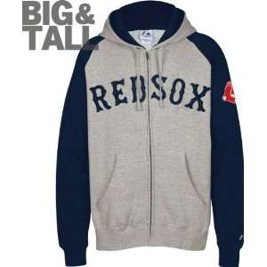  Boston Red Sox Big & Tall Classic Full Zip Raglan Hoodie 