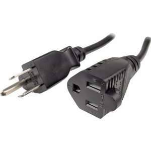 Cables Unlimited 12 Black Power Cord Extension