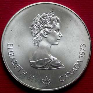 Canada.Silver Coin 5 DollarsXXI Olympic Games,1973  