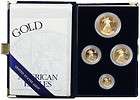 1997 AMERICAN GOLD EAGLE 4 PROOF COIN SET in MINT BOX w