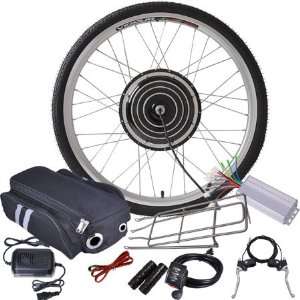 48v 1000w 26 Inch Front Wheel Electric Bicycle Motor Conversion Kit 