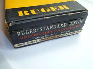 Ruger Standard .22lr Pistol Gun Box Case MUST L@@K  