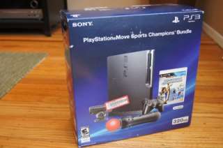Sony PlayStation 3 Slim Sports Champions Move Bundle 320 GB Black 