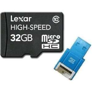  Lexar 32GB 32G microSD Card Class 10 (BULK) + R10b USB 