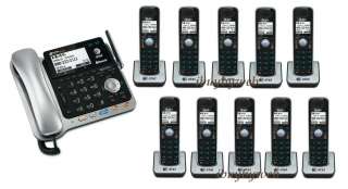 AT&T TL86109 DECT 2 Line 10 Cordless Bluetooth Phones  