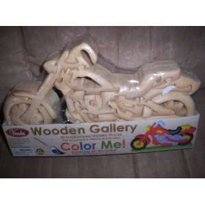    Wooden Gallery 3D Puzzle/Motorcycle Puzzle 