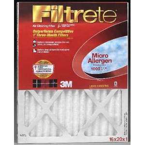  Filtrete Micro Allergen Air Filters (Red) 6 PACK 15x20x1 