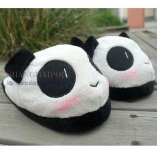   Cute Panda Slippers Plush Soft Men Women House Animal Shoes Warm Gift