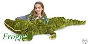 Melissa & Doug Big Alligator Plush Stuffed Animal NEW  