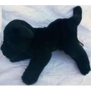  11 Plush Black Dog Puppy Doll Toy: Toys & Games