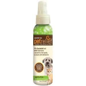  4 each Sentry Hc Pet Relief Anti Itch Spray for Dogs 