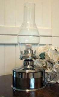 ANTIQUE KEROSENE OIL LAMP REPRO BRASS PANTRY SECOND  