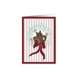  Armadillo Texas Christmas Wreath Card Health & Personal 