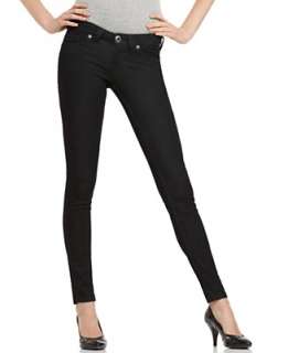 GUESS? Jeans, Power Skinny Jet Black Wash   Black Denim Denim Trends 