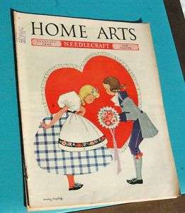 Home Arts Needlecraft Magazine February 1940  