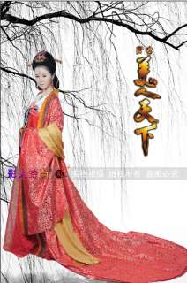 Custom made Chinese brocade with satin Hanfu Dress  
