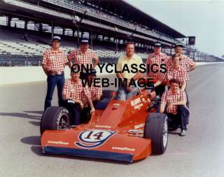 1975 A J FOYT GILMORE COYOTE INDY 500 AUTO RACING PHOTO  
