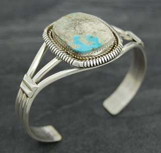   Augustine Largo Boulder Turquoise Bracelet Native American Jewelry