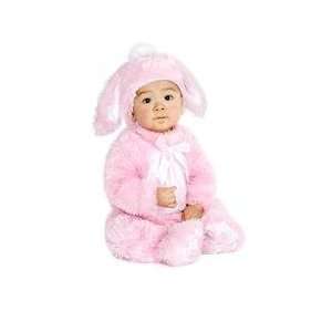    Micro Fiber Plush Little Pink Bunny Costume Size: Newborn: Baby