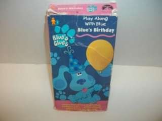 Rare Blues Clues   Blues Birthday [VHS kids cartoon movie Tape 