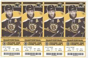 2011 Boston Bruins Playoff Full Ticket Stanley Cup MT  
