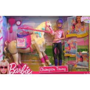  Barbie Champion Tawny (Horse) & Barbie Doll Set   ToysR 