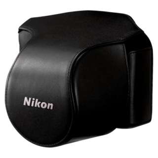 Nikon 1 Leather Camera Body Case Set for Nikon V1 Camera   Black.Opens 