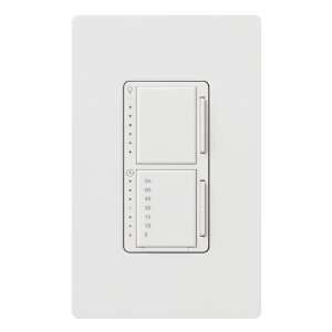  MA L3T251HW WH LUTRON STACKED DIMMER / TIMER PACKAGE