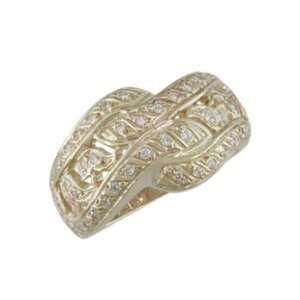    Gaia   size 13.50 14K Gold Bead Setting Diamond Ring Jewelry