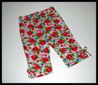 Baby Nay Butterfly Garden Red Floral Leggings 3T 3 4♥  