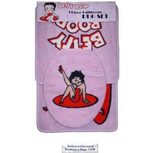  Betty Boop Three Piece Bath Rugs 3pc