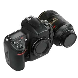 Pack Rear Lens Cover+Camera Body Cap For Nikon DSLR D70s/D80/D90 