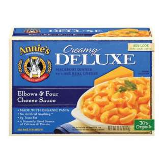 Annies Homegrown Creamy Deluxe Elbows & Four Cheese Sauce Macaroni 