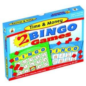   140042   Two Bingo Games, Time/Money, Ages 6 and Up Electronics