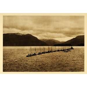  1926 Fishing Boats Skeena River British Columbia Canada 