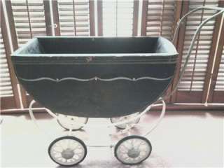 Antique Baby Doll Buggy Carriage Restore or for Parts  