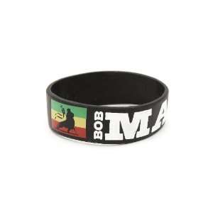  Bob Marley Lion Rasta Rubber Bracelet: Jewelry