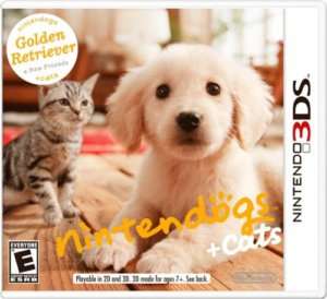 3DS Nintendogs Cats Golden Retriever & New Friends Game 045496741396 