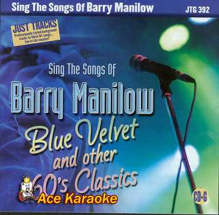 Pocket Songs Just Track Karaoke CDG JT392 Barry Manilow  