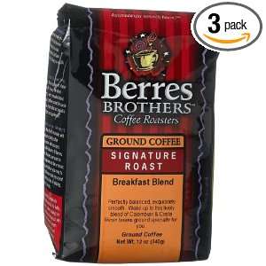 Berres Brothers Coffee Roasters Breakfast Blend Coffee, Ground, 12 
