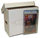10) CGC Graded Comic Book Boxes BCW Cardboard storage